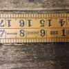 Vintage 2ft Rabone Boxwood Brass No: 1167 Folding Rule - Good Condition