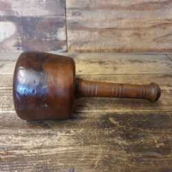 Large Vintage Stone Masons Carvers Beechwood Mallet - Good Condition