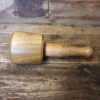 Used Handmade Wood Turned Lignum Mallet Beech Handle - Good Condition