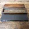 Vintage 8” x 2” x 1” Welsh Slate Oil Stone In Beechwood Box - Lapped Flat