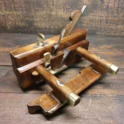 Vintage Alex Mathieson & Son Beechwood & Brass Skew Bladed Fillister Plane