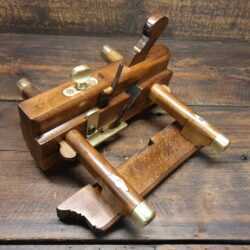 Vintage Alex Mathieson & Son No: 5A Beechwood & Brass Skew Bladed Fillister Plane