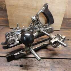 Early Vintage Boxed Stanley USA Type 7B No: 45 Combination Plough Plane 1897-1900