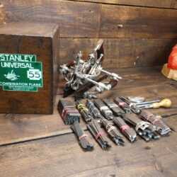 Rare Vintage Stanley Sweetheart USA No: 55 Combination Plough Plane Plus Extra Cutters
