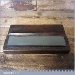 Vintage 9” x 1 ¾” Natural Grecian Type Fine Grade Honing Stone - Lapped Flat
