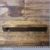 Vintage E. Preston & Sons 12” Mahogany & Brass Spirit Level - Good Condition