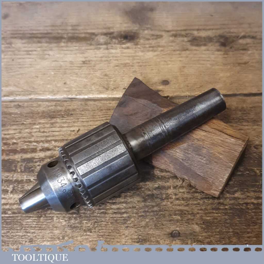 Vintage Jacob No: 34 Cap 0” – 1/2” Chuck With 31/32” Morse Taper Shaft - Good Condition