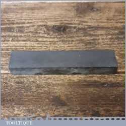 Vintage 5” x 1” Natural Welsh Slate Fine Grade Honing Stone - Lapped Flat