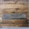 Vintage 8” x 1 ¾” Fine Grade Natural Welsh Slate Honing Oil Stone - Lapped Flat