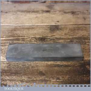 Vintage 8” x 1 ¾” Fine Grade Natural Welsh Slate Honing Oil Stone - Lapped Flat