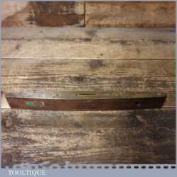 Vintage Elliot-Lucas No: 526 Mahogany & Brass 12” Adjustable Boat Level