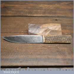 Antique Sheffield Gardener’s Knife With Antler Handle - Good Condition