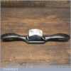 Unusual Vintage Flat Soled Metal Spokeshave Probably German - Fully Refurbished