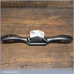 Unusual Vintage Flat Soled Metal Spokeshave Probably German - Fully Refurbished