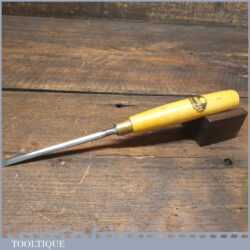 Vintage W. Marples & Sons Carpenter’s 1/4” Bevel Edge Chisel - Sharpened Honed