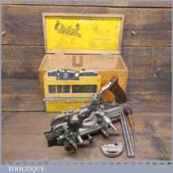 Vintage Boxed Record No: 405 Combination Plough Plane - Fully Refurbished