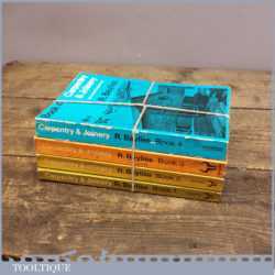 Four Vintage Paperback Carpentry Books Carpentry And Joinery By R Bayliss