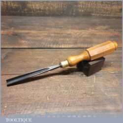 New Old Stock Vintage J B Addis 1/2” No: 11 Straight Wood Carving Deep Gouge Chisel