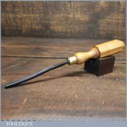 New Old Stock Vintage German Made Hero 1/4” No: 19 Curved Wood Carving Gouge Chisel