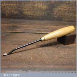 New Old Stock Vintage S.J. Addis 1/4” No: 25 Woodcarving Spoon Gouge Chisel