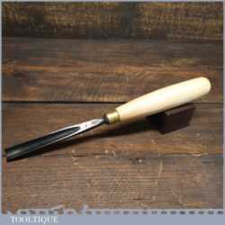 New Old Stock Vintage German Made Hero 1/2” No: 10 Straight Wood Carving Gouge Chisel