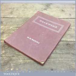 Vintage Woodwork Practical Home Woodworking Book - M M Waters