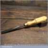 New Old Stock Vintage S.J. Addis ½” No: 8 Straight Wood Carving Gouge Chisel