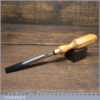 New Old Stock vintage S.J. Addis W&P 5/8” No: 9 straight wood carving gouge chisel
