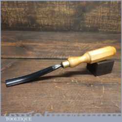 New Old Stock Vintage S.J. Addis W&P 5/8” No: 16 Curved Wood Carving Gouge Chisel