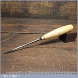 New Old Stock Vintage German Made Hero 1/8” No: 9 Straight Woodcarving Veiner Chisel