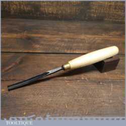 New Old Stock Vintage German Made Hero 3/8” No: 20 Curved Woodcarving Gouge Chisel