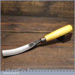 Superior Vintage J. B. Addis & Sons 1” Curved Wood Carving Gouge Chisel