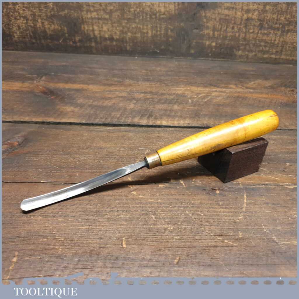 Superior Vintage J. B. Addis & Sons 3/8” Curved Wood Carving Gouge