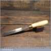 Vintage Ashley Isles 7/8” Straight Wood Carving Gouge Chisel - Refurbished