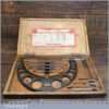 Vintage Boxed Moore & Wright 4” – 8” Imperial Micrometer - Good Condition