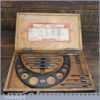 Vintage Boxed Moore & Wright 4” – 8” Imperial Micrometer - Good Condition