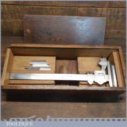 Vintage Boxed 12” Brown & Sharpe Mfg Co USA No: 585 Imperial Height Gauge