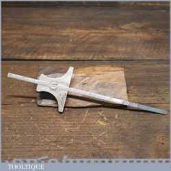 Vintage Moore & Wright Cast Steel Depth Gauge - Fair Condition