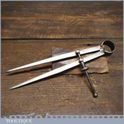 Vintage 8 ½” Steel Spring Dividers Good Condition - Refurbished Ready To Use