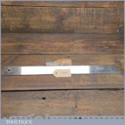 Vintage Maun Industries Ltd 18” Steel Straight Edge - Good Condition