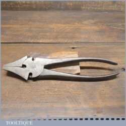 Vintage Pair H. Brindley Button's Patent Wire Cutting Pliers Dated 1906