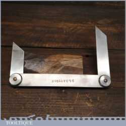 Vintage Engineers Cast Steel Double Bevel - Good Condition