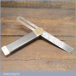 Vintage 9 ½” Rosewood & Brass Sliding Bevel - Good Condition