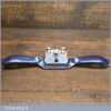 Vintage Record No: A151 Adjustable Flat Soled Metal Spokeshave - Fully Refurbished