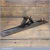 Scarce vintage Stanley USA No: 7 low knob jointer plane (Pat dated 1910) with original iron and rosewood handles, fully refurbished