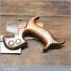 Rare Antique G H Buck 1852-1898 8” Brass Back Dovetail Saw 16 TPI - Sharpened