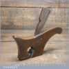 Antique Continental Coachmaker’s Handled Beechwood Rabbet Plane