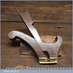 Rare Antique Continental Coachmaker’s Handled Beechwood Profiled Plane