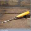 Vintage J. B. Addis 3/16” Curved Woodcarving Veiner Gouge Chisel - Fully Refurbished