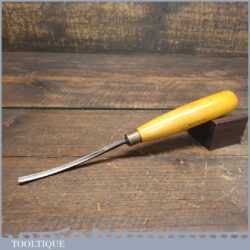 Vintage J. B. Addis 3/16” Curved Woodcarving Veiner Gouge Chisel - Fully Refurbished